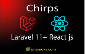 react js and laravel 11 for chirps